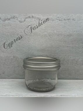 💫 Kerr 8 oz Glass Mason Jar with Standard Lid